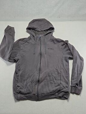 Merrell Men's Gray Carson Full-Zip Hooded Sweatshirt